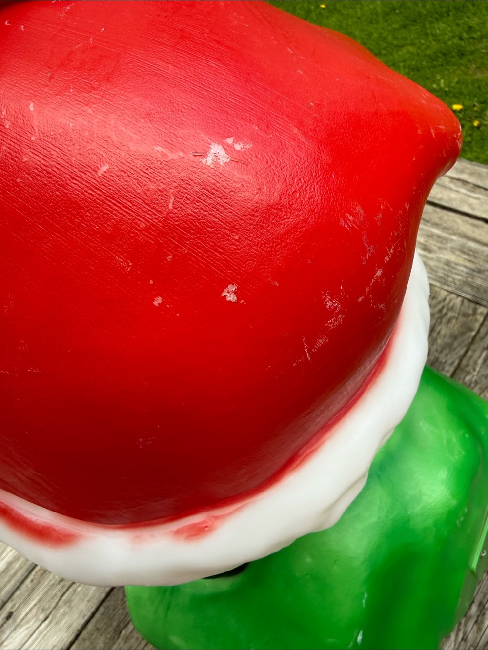 Vintage Snoopy Light Up Blow Mold Christmas Decoration Santa Claus 32” - Picture 7 of 16